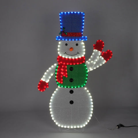 Christmas Pre-Lit Snowman Décor