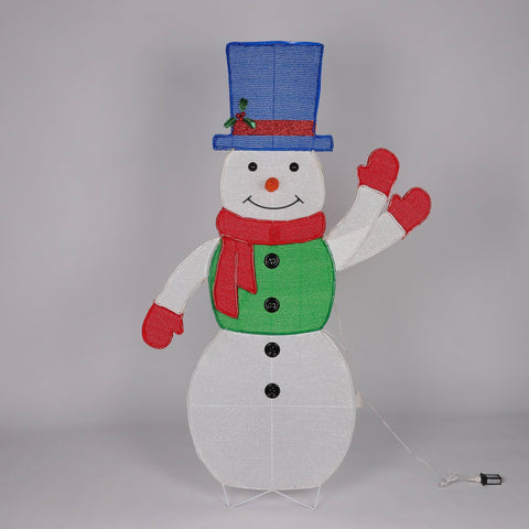 Christmas Pre-Lit Snowman Décor