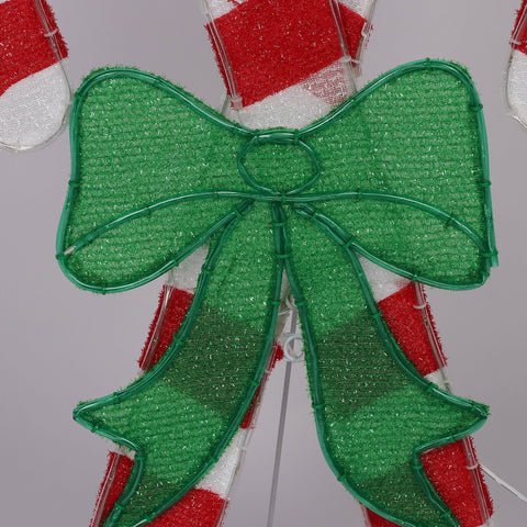 Christmas Pre-Lit Candy Canes Décor
