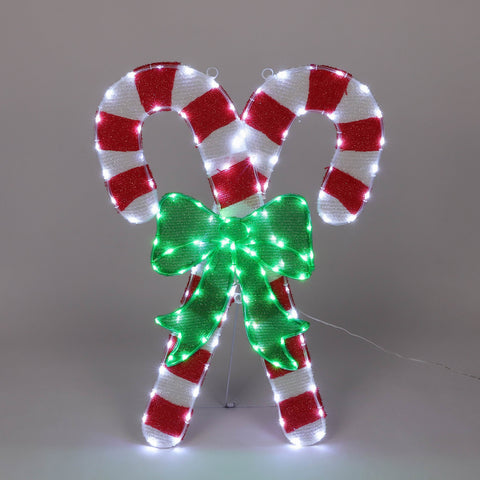 Christmas Pre-Lit Candy Canes Décor