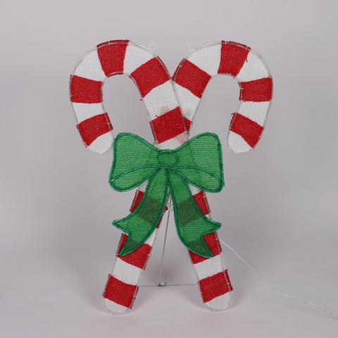Christmas Pre-Lit Candy Canes Décor