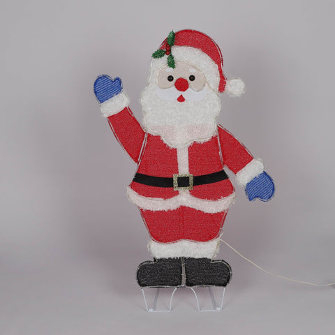 Christmas Pre-Lit Santa Décor