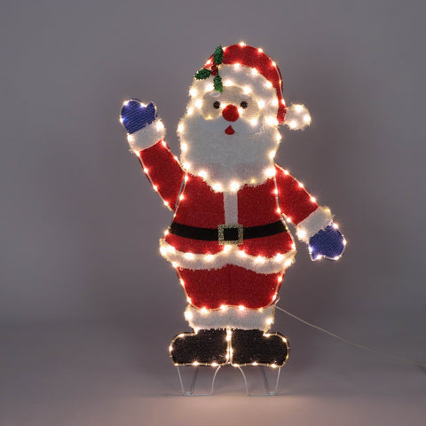 Christmas Pre-Lit Santa Décor