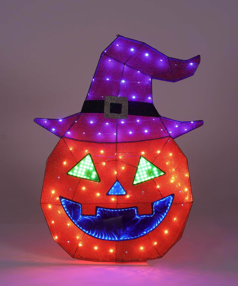 Halloween Lighted Ghost Pumpkin Décor | Halloween Prop