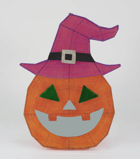 Halloween Lighted Ghost Pumpkin Décor