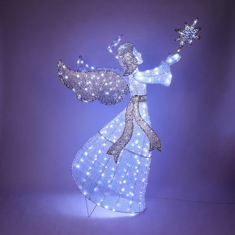 Christmas Pre-Lit Angel Décor