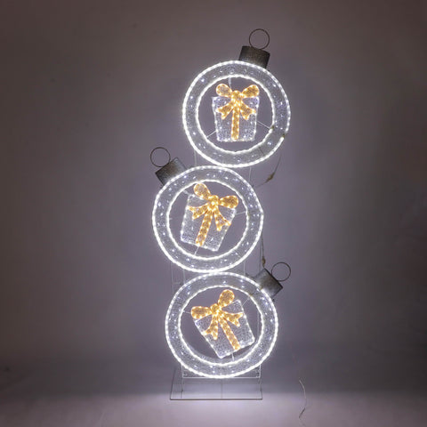 Christmas Pre-Lit Gift Boxes Ornament Décor