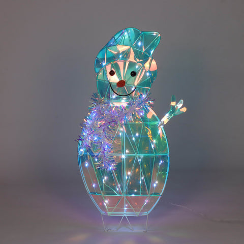 Christmas Pre-Lit Snowman Décor