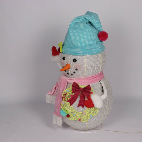 Christmas Pre-Lit Snowman Décor