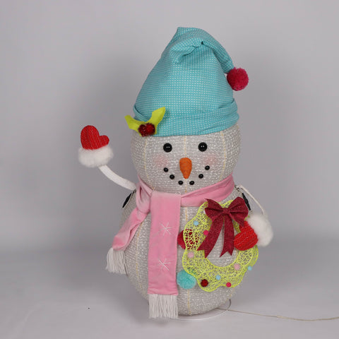 Christmas Pre-Lit Snowman Décor