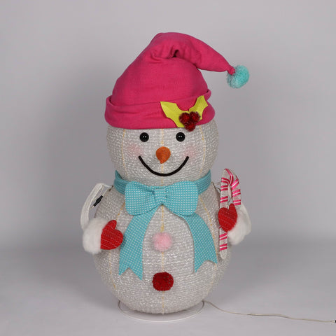 Christmas Pre-Lit Snowman Décor