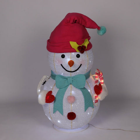 Christmas Pre-Lit Snowman Décor