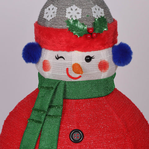 Christmas Pre-Lit Snowman Décor