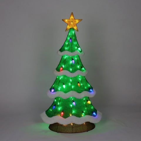 Pre-Lit Christmas Tree Décor