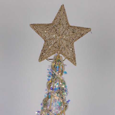Pre-Lit Christmas Cone Tree Décor