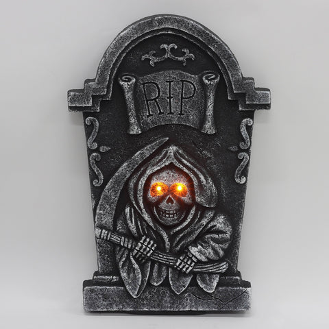 13.25*1.75*20.0''Tombstone W/Lite Décor
