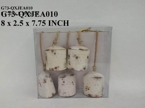 Christmas metal bells garland