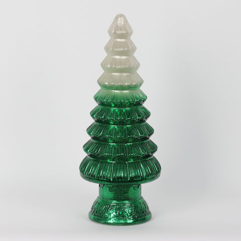 Christmas 6.5*17.0*0.0'' Glass Tree Décor W/Lite