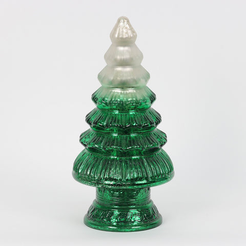 Christmas 6.0*12.0*0.0''Glass Tree Décor W/Lite