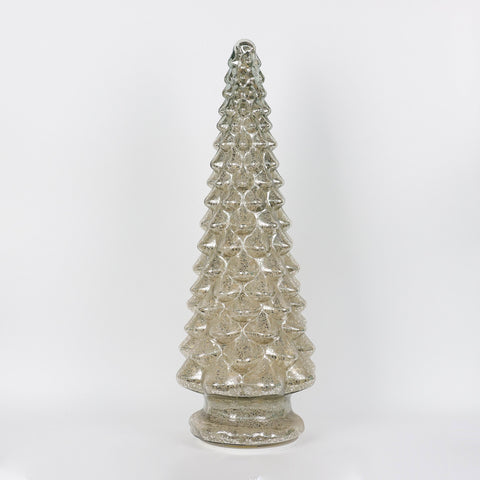 Christmas 8.75*21.5''Glass Tree Décor W/Lite