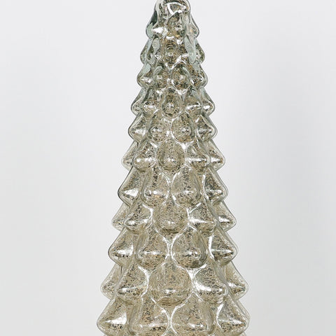 Christmas 8.75*21.5''Glass Tree Décor W/Lite