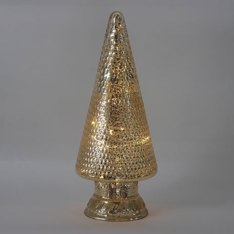 Christmas 6.75*17.0*0.0'' Glass Tree Décor W/Lite