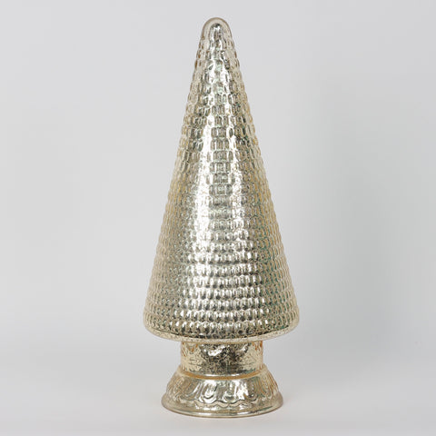 Christmas 6.75*17.0*0.0'' Glass Tree Décor W/Lite