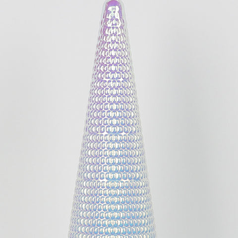 Christmas 7.75*26.5*0.0''Glass Tree Décor W/Lite