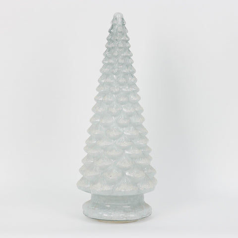 Christmas 8.0*20.0''Glass Tree Décor W/Lite
