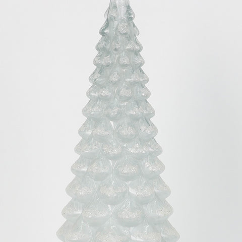 Christmas 8.0*20.0''Glass Tree Décor W/Lite