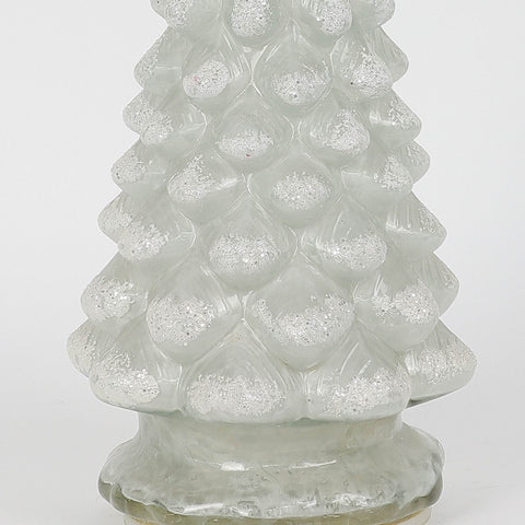 Christmas 5.5*12.0*0.0'' Glass Tree Décor W/Lite | Christmas Decor | Festive Holiday Decoration