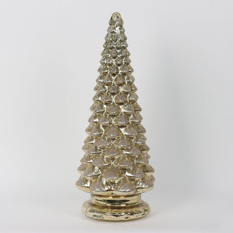 Christmas 8.0*20.0''Glass Tree Décor W/Lite