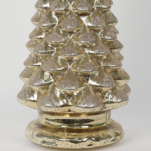 Christmas 8.0*20.0''Glass Tree Décor W/Lite
