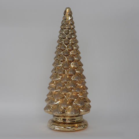 Christmas 8.0*20.0''Glass Tree Décor W/Lite