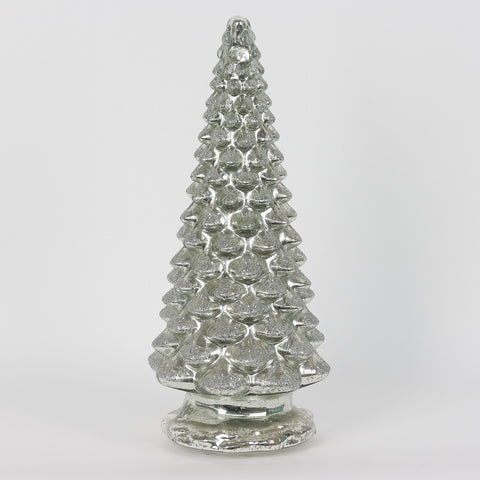 Christmas 7.0*16.0*0.0'' Glass Tree Décor W/Lite