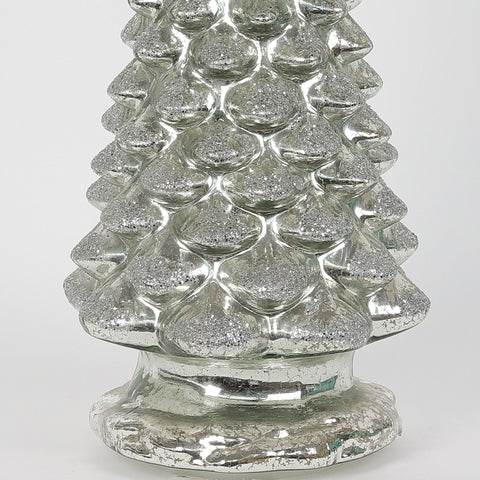 Christmas 7.0*16.0*0.0'' Glass Tree Décor W/Lite