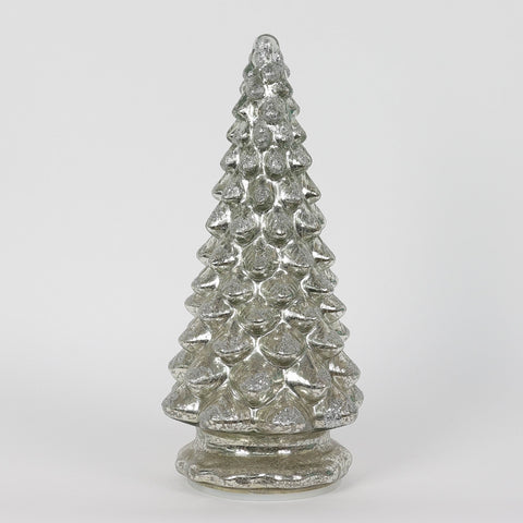 Christmas 5.5*12.0*0.0'' Glass Tree Décor W/Lite