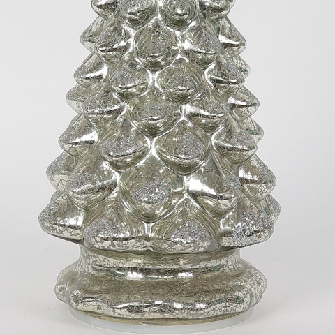 Christmas 5.5*12.0*0.0'' Glass Tree Décor W/Lite