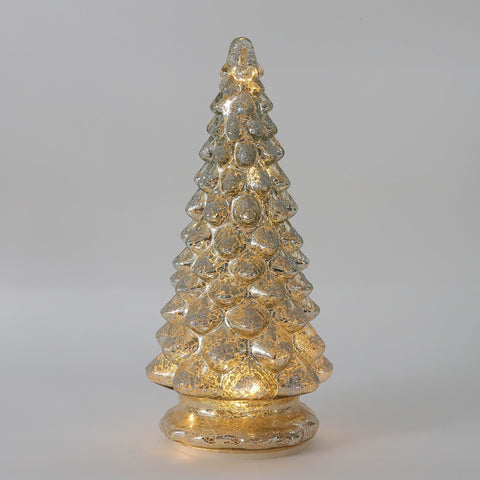 Christmas 5.5*12.0*0.0'' Glass Tree Décor W/Lite