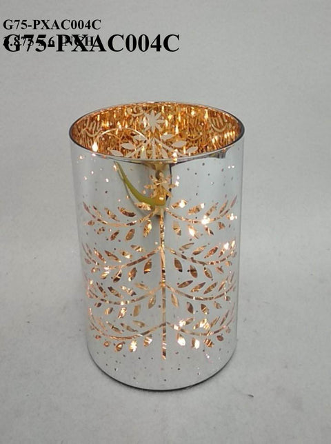 Christmas GLASS CANDLE HOLDER