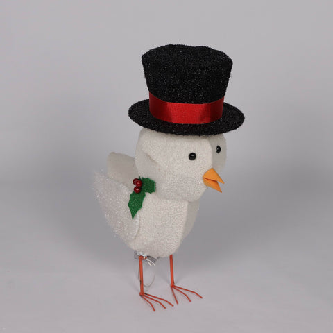 Pre-Lit Christmas Chicken Décor