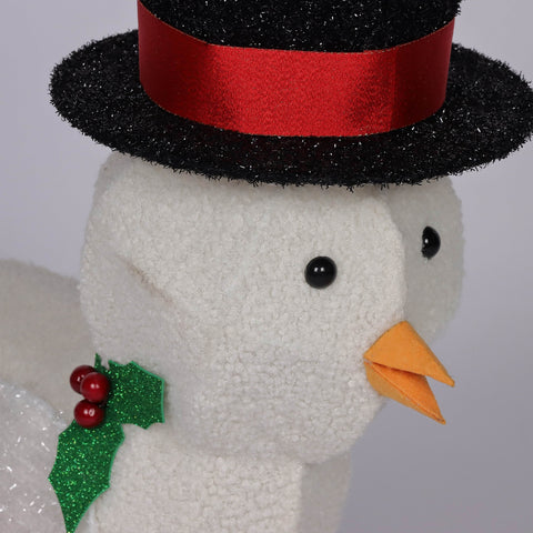 Pre-Lit Christmas Chicken Décor