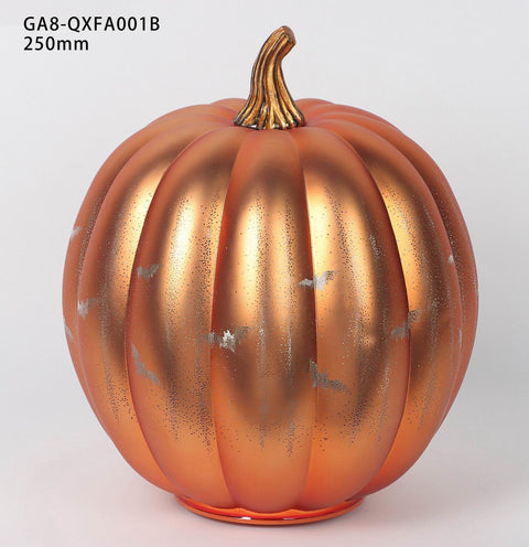 Prelit Rotating Shimmer Pumpkin-3 ASST