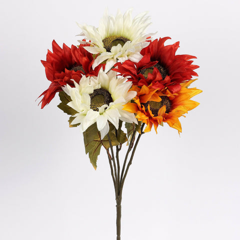 18''Mixed Sunflower Bush