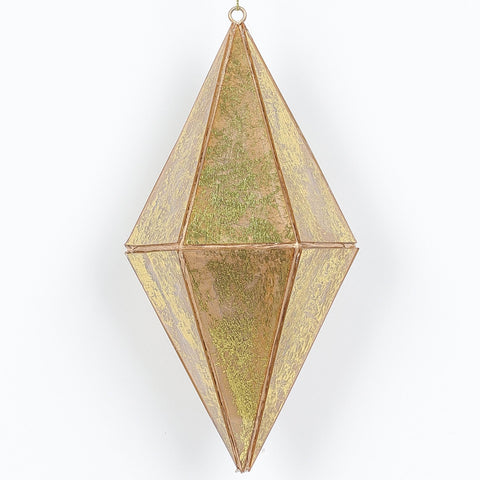 5.5 In & 7 In Mirror Geometric Assted Ornament