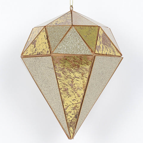 5.5 In & 7 In Mirror Geometric Assted Ornament