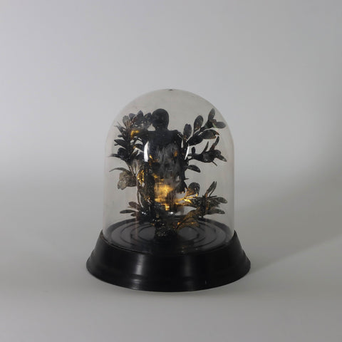 Halloween Dome W/ Skelton Décor