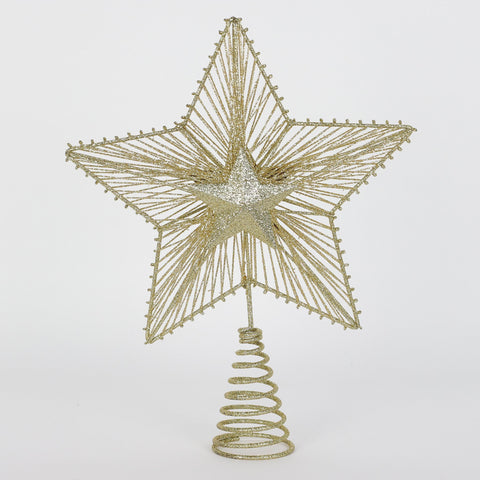 Christmas 8.75*2.375*11.0'' Tree Topper W/Lite