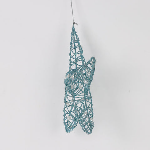 7.5 X 1 X 7'H Metal Wire Starfish Ornament