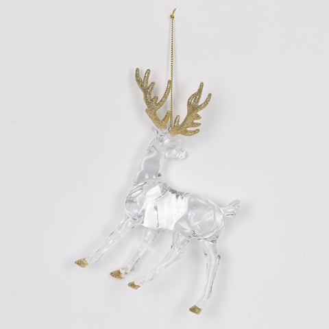 Clear Reindeer Orna
6In